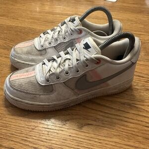 Nike Shoes Youth 5.5 Air Force 1 LV8 Sneakers White Lace Up Low Top AV0743-100